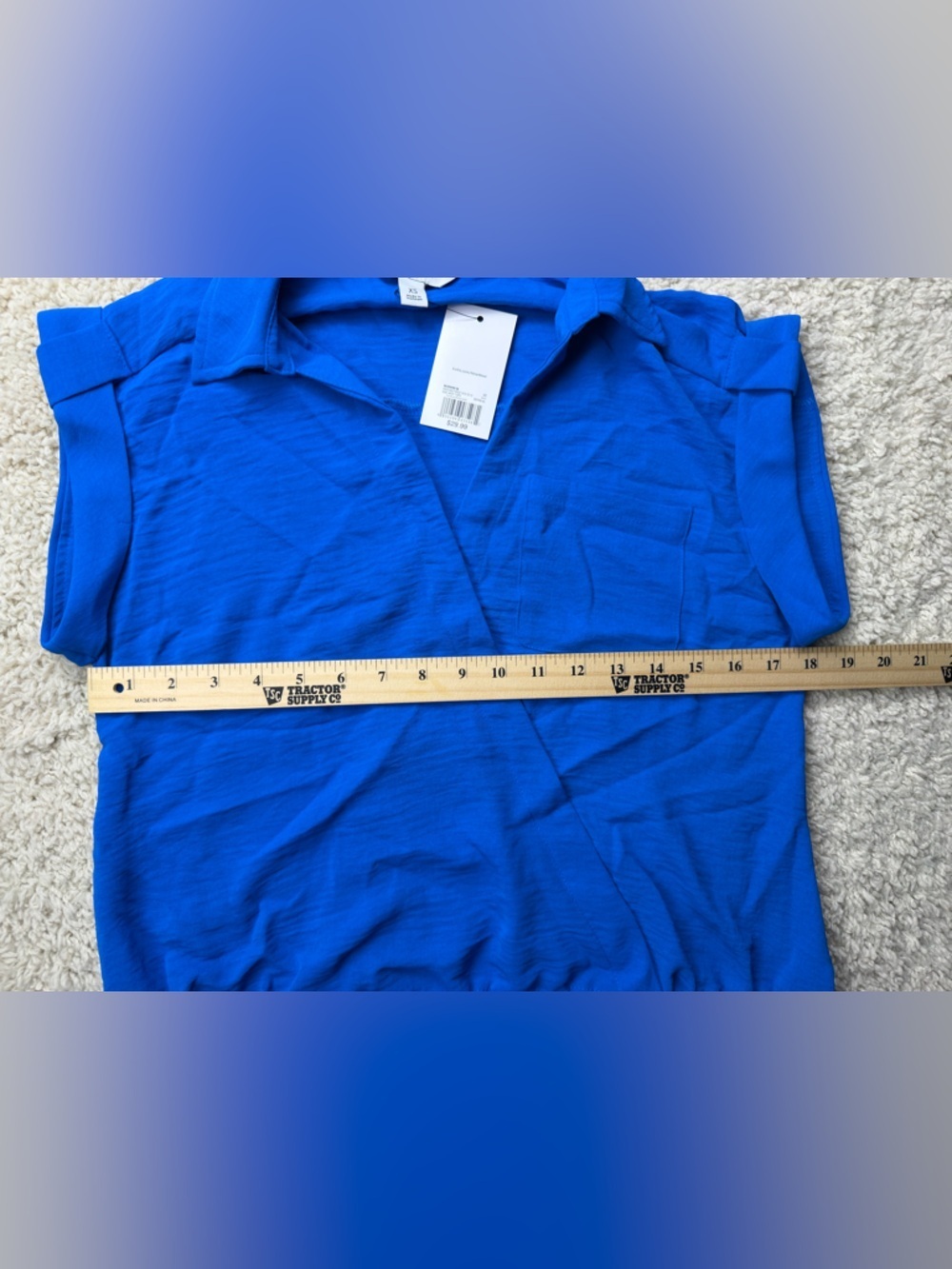 Nine West Women's XS Blue Blouse NWT - Picture 4 of 5